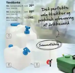 Thansen Vanddunke tilbud