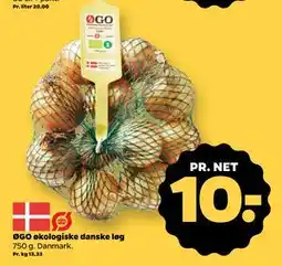 Netto ØGO økologiske danske løg tilbud