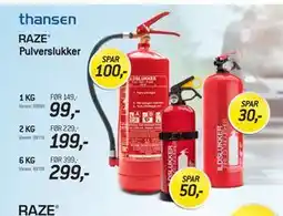 Thansen Pulverslukker tilbud