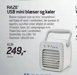 Thansen USB mini blæser og køler tilbud