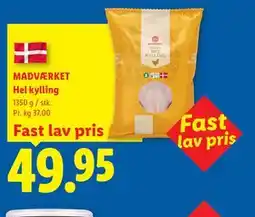 Lidl MADVÆRKET Hel kylling tilbud