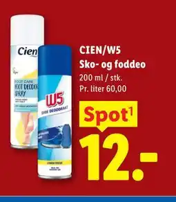 Lidl CIEN/W5 Sko- og foddeo tilbud