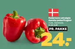 Netto Pedersens udvalgte danske peberfrugter tilbud