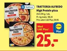 Lidl TRATTORIA ALFREDO High Protein pizza tilbud