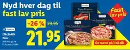 Lidl ITALIAMO Pizza tilbud