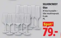Lidl SILVERCREST Glas tilbud