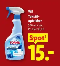 Lidl W5 Tekstilopfrisker tilbud