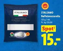 Lidl ITALIAMO Bøffelmozzarella tilbud
