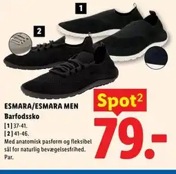 Lidl ESMARA/ESMARA MEN Barfodssko tilbud