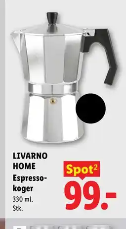 Lidl LIVARNO HOME Espressokoger tilbud