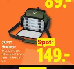Lidl CRIVIT Fisketaske tilbud