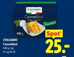 Lidl ITALIAMO Cannelloni tilbud