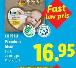 Lidl LUPILU Premium bleer tilbud