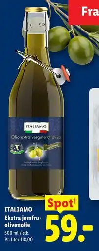 Lidl ITALIAMO Ekstra jomfruolivenolie tilbud
