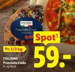 Lidl ITALIAMO Prosciutto Crudo tilbud