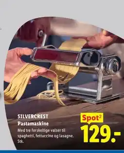 Lidl SILVERCREST Pastamaskine tilbud