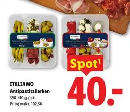 Lidl ITALIAMO Antipastitallerken tilbud