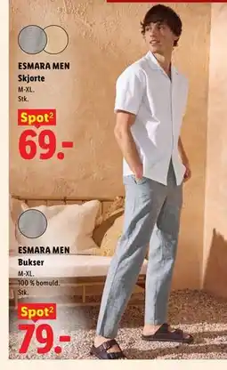 Lidl ESMARA MEN Skjorte tilbud