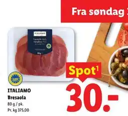 Lidl ITALIAMO Bresaola tilbud