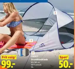 Lidl CRIVIT Srandtelt tilbud