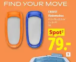 Lidl CRIVIT Flydemadras tilbud