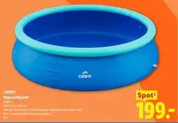 Lidl CRIVIT Oppustelig pool tilbud