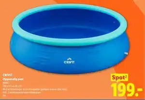 CRIVIT Oppustelig pool