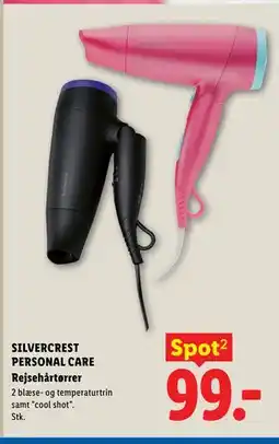 Lidl SILVERCREST PERSONAL CARE Rejsehårtørrer tilbud