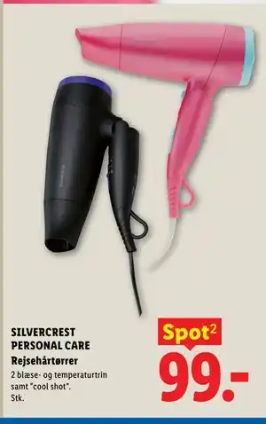 SILVERCREST PERSONAL CARE Rejsehårtørrer
