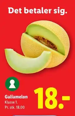 Lidl Galiamelon tilbud