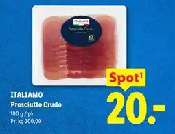 Lidl ITALIAMO Prosciutto Crudo tilbud