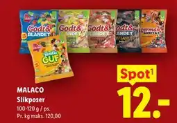 Lidl MALACO Slikposer tilbud