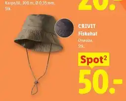 Lidl CRIVIT Fiskehat tilbud
