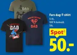 Lidl Fars dag-T-shirt tilbud