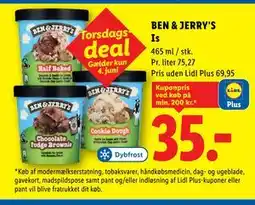 Lidl BEN & JERRY'S Is tilbud