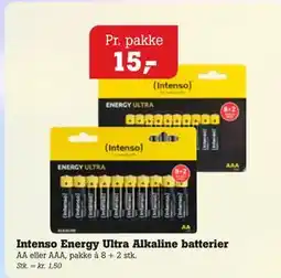 Poetzsch Padborg Intenso Energy Ultra Alkaline batterier tilbud