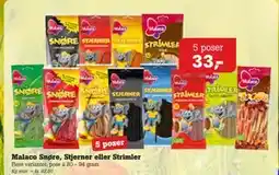 Poetzsch Padborg Malaco Snøre, Stjerner eller Strimler tilbud