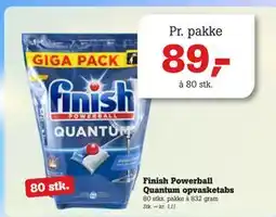 Poetzsch Padborg Finish Powerball Quantum opvasketabs tilbud
