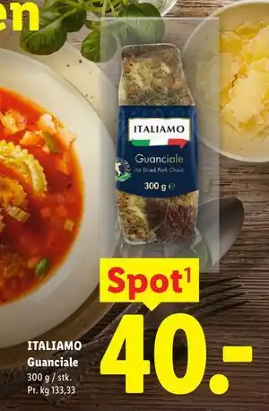 Lidl ITALIAMO Guanciale tilbud