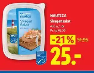 Lidl NAUTICA Skagensalat tilbud