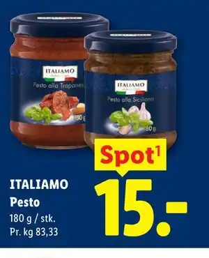 Lidl ITALIAMO Pesto tilbud