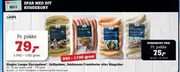 Poetzsch Padborg Slagter Lampe Karrypølser, Grillpølser, Jubilæums Frankfurter eller Ringrider tilbud