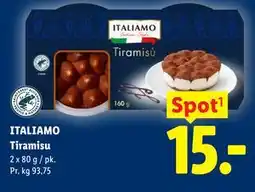 Lidl ITALIAMO Tiramisu tilbud