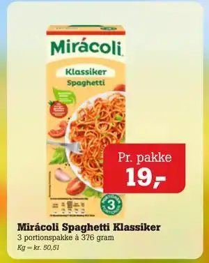 Poetzsch Padborg Mirácoli Spaghetti Klassiker tilbud