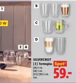Lidl SILVERCREST Termoglas tilbud