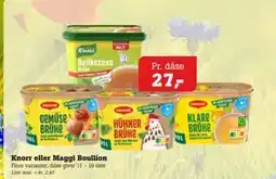 Poetzsch Padborg Knorr eller Maggi Boullion tilbud
