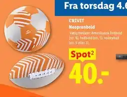 Lidl CRIVIT Neoprenbold tilbud