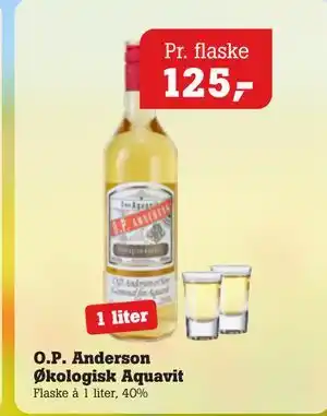 Poetzsch Padborg O.P. Anderson Økologisk Aquavit tilbud