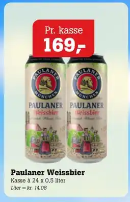 Poetzsch Padborg Paulaner Weissbier tilbud