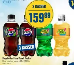 Otto Duborg Pepsi eller Faxe Kondi flasker tilbud